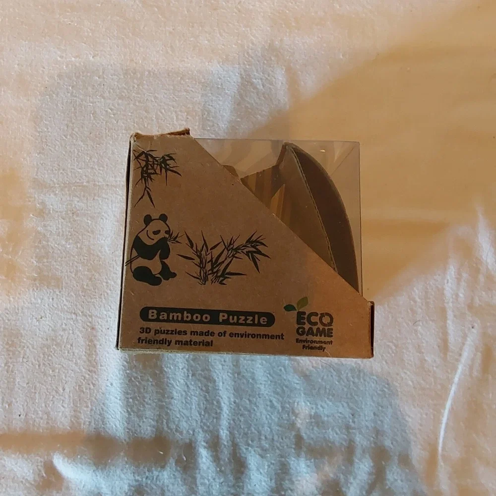 Bamboo Puzzle Brain Teaser 3D Puzzle by Eco‎ Game Environment Friendly (In Box)